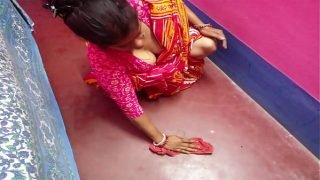 Big boobed Hot pussy Maid Shanta Bai caught red handed and fucked hard in her Tight Pussy